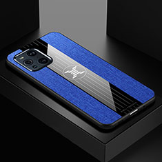 Funda Silicona Ultrafina Goma Carcasa X01L para Oppo Find X3 5G Azul