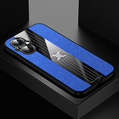 Funda Silicona Ultrafina Goma Carcasa X01L para Oppo Reno7 Lite 5G Azul