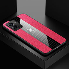 Funda Silicona Ultrafina Goma Carcasa X01L para Realme V23i 5G Rojo