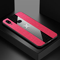 Funda Silicona Ultrafina Goma Carcasa X01L para Samsung Galaxy A10s Rojo