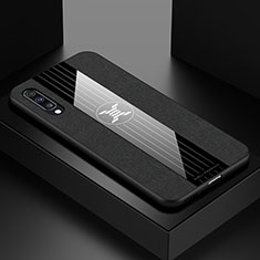 Funda Silicona Ultrafina Goma Carcasa X01L para Samsung Galaxy A70S Negro