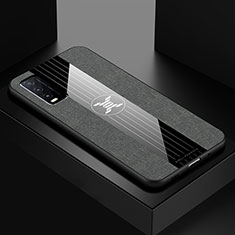 Funda Silicona Ultrafina Goma Carcasa X01L para Vivo Y12s (2021) Gris