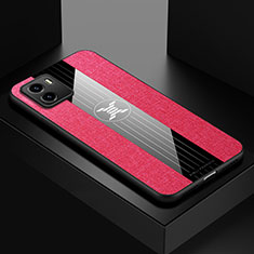 Funda Silicona Ultrafina Goma Carcasa X01L para Vivo Y32t Rojo