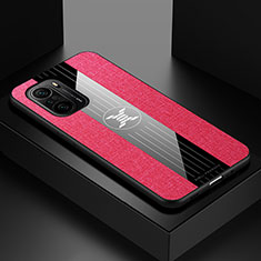 Funda Silicona Ultrafina Goma Carcasa X01L para Xiaomi Mi 11X 5G Rojo