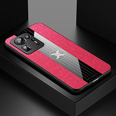 Funda Silicona Ultrafina Goma Carcasa X01L para Xiaomi Mi Mix 4 5G Rojo