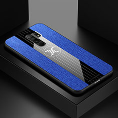 Funda Silicona Ultrafina Goma Carcasa X01L para Xiaomi Redmi 9 Prime India Azul