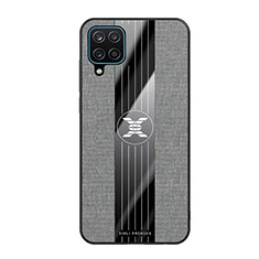 Funda Silicona Ultrafina Goma Carcasa X02L para Samsung Galaxy A12 Gris