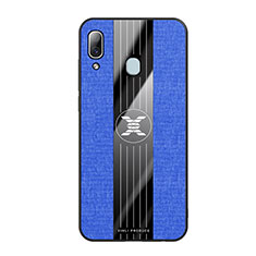 Funda Silicona Ultrafina Goma Carcasa X02L para Samsung Galaxy A20 Azul