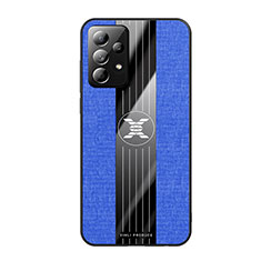 Funda Silicona Ultrafina Goma Carcasa X02L para Samsung Galaxy A52s 5G Azul