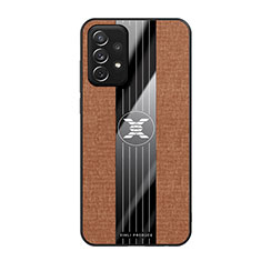 Funda Silicona Ultrafina Goma Carcasa X02L para Samsung Galaxy A72 4G Marron