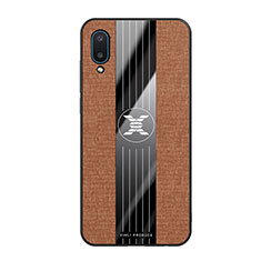 Funda Silicona Ultrafina Goma Carcasa X02L para Samsung Galaxy M02 Marron