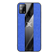 Funda Silicona Ultrafina Goma Carcasa X02L para Samsung Galaxy M31 Prime Edition Azul