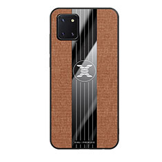 Funda Silicona Ultrafina Goma Carcasa X02L para Samsung Galaxy M60s Marron