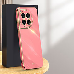 Funda Silicona Ultrafina Goma Carcasa XL1 para OnePlus 12R 5G Rosa Roja