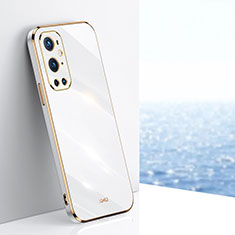 Funda Silicona Ultrafina Goma Carcasa XL1 para OnePlus 9 Pro 5G Blanco