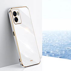 Funda Silicona Ultrafina Goma Carcasa XL1 para Oppo A77 4G Blanco