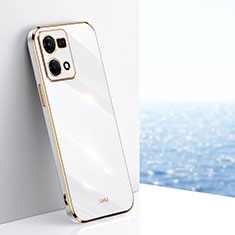 Funda Silicona Ultrafina Goma Carcasa XL1 para Oppo F21s Pro 4G Blanco