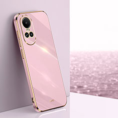 Funda Silicona Ultrafina Goma Carcasa XL1 para Oppo Reno10 5G Purpura Claro