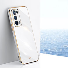 Funda Silicona Ultrafina Goma Carcasa XL1 para Oppo Reno6 Pro+ Plus 5G Blanco