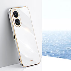 Funda Silicona Ultrafina Goma Carcasa XL1 para Oppo Reno8 T 5G Blanco