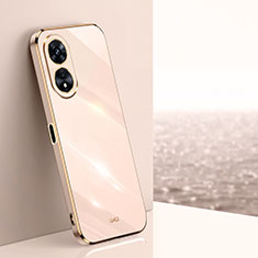 Funda Silicona Ultrafina Goma Carcasa XL1 para Oppo Reno8 T 5G Oro