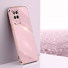 Funda Silicona Ultrafina Goma Carcasa XL1 para Realme 8s 5G Purpura Claro