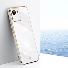 Funda Silicona Ultrafina Goma Carcasa XL1 para Realme C30s Blanco