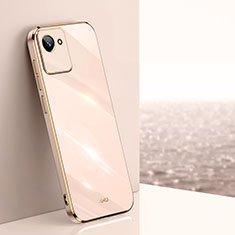 Funda Silicona Ultrafina Goma Carcasa XL1 para Realme Narzo 50i Prime Oro Rosa