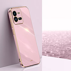 Funda Silicona Ultrafina Goma Carcasa XL1 para Vivo iQOO 10 Pro 5G Rosa