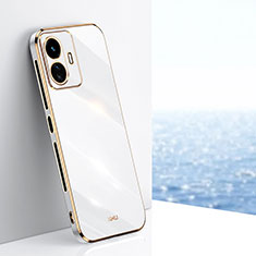 Funda Silicona Ultrafina Goma Carcasa XL1 para Vivo iQOO Z6 Lite 5G Blanco