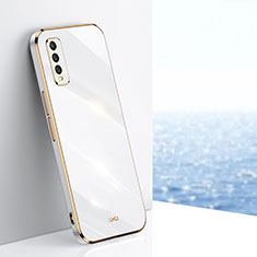 Funda Silicona Ultrafina Goma Carcasa XL1 para Vivo Y12s (2021) Blanco