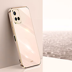 Funda Silicona Ultrafina Goma Carcasa XL1 para Vivo Y21 Oro