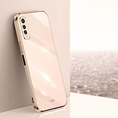 Funda Silicona Ultrafina Goma Carcasa XL1 para Vivo Y50t Oro