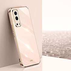 Funda Silicona Ultrafina Goma Carcasa XL1 para Vivo Y52 5G Oro