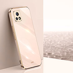 Funda Silicona Ultrafina Goma Carcasa XL1 para Vivo Y52s 5G Oro