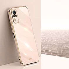 Funda Silicona Ultrafina Goma Carcasa XL1 para Vivo Y53s 4G Oro