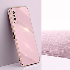 Funda Silicona Ultrafina Goma Carcasa XL1 para Vivo Y70S 5G Rosa