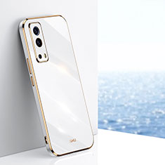 Funda Silicona Ultrafina Goma Carcasa XL1 para Vivo Y72 5G Blanco