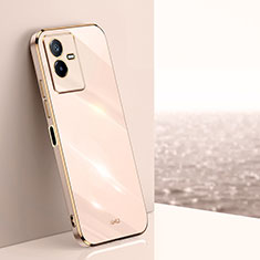 Funda Silicona Ultrafina Goma Carcasa XL1 para Vivo Y73t Oro