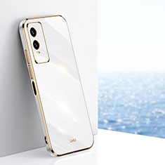 Funda Silicona Ultrafina Goma Carcasa XL1 para Vivo Y76s 5G Blanco