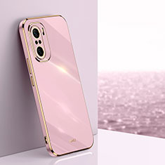 Funda Silicona Ultrafina Goma Carcasa XL1 para Xiaomi Redmi K40 Pro+ Plus 5G Rosa