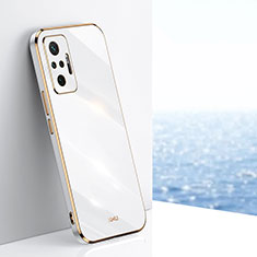 Funda Silicona Ultrafina Goma Carcasa XL1 para Xiaomi Redmi Note 10 Pro Max Blanco