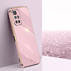 Funda Silicona Ultrafina Goma Carcasa XL1 para Xiaomi Redmi Note 11 4G (2021) Rosa