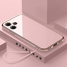 Funda Silicona Ultrafina Goma Carcasa XL3 para Xiaomi Poco M6 Pro 5G Oro Rosa