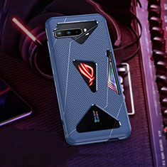 Funda Silicona Ultrafina Goma Carcasa ZJ1 para Asus ROG Phone 3 Strix ZS661KS Azul