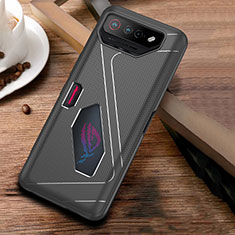 Funda Silicona Ultrafina Goma Carcasa ZJ1 para Asus ROG Phone 7 Ultimate Gris