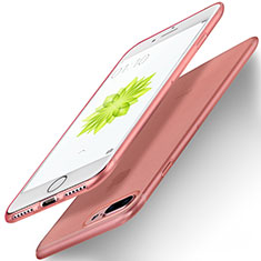 Funda Silicona Ultrafina Goma D03 para Apple iPhone 7 Plus Oro Rosa