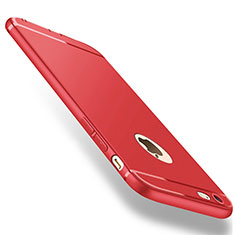 Funda Silicona Ultrafina Goma para Apple iPhone 6 Plus Rojo