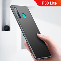 Funda Silicona Ultrafina Goma para Huawei P30 Lite XL Negro