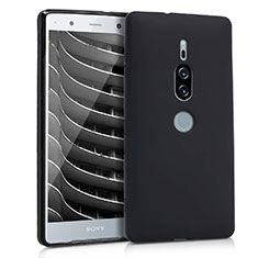 Funda Silicona Ultrafina Goma para Sony Xperia XZ2 Premium Negro